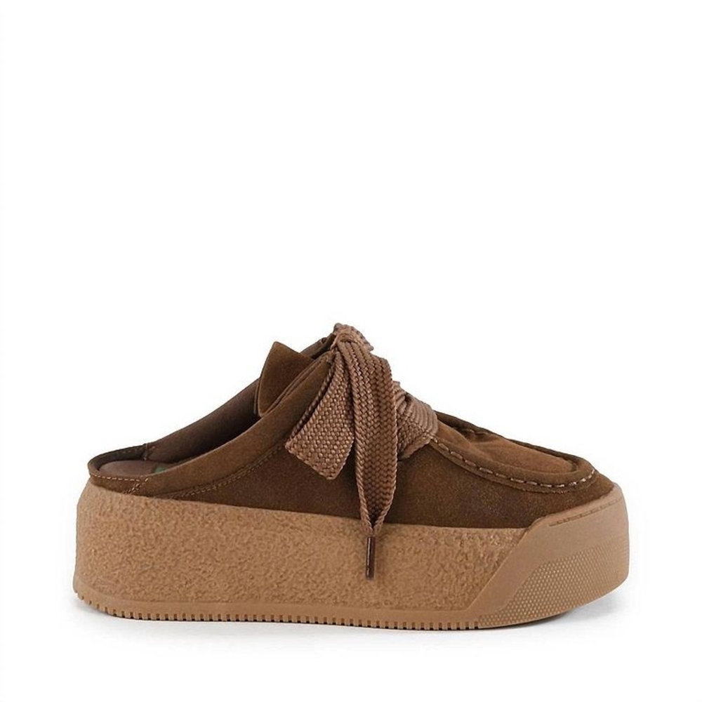 Seychelles Brown Platform Slip-On Shoes - Picture 2 of 3